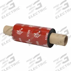THERMAL TRANSFER RIBBON: Zebra, 2.52 in Ribbon Wd, 242 ft Ribbon Lg, 1/2 in Core Dia., Black, Resin (MPN 05100GS06407). Key specifications — Compatible Printer Model: ZD420t; Color: Black.