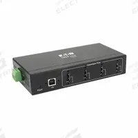 EATON TRIPP LITE Laptop Hub: 4 Ports, Black, 4 USB/Lightning Ports (MPN U223-004-IND-1). Key specifications — Color: Black; Brand: EATON TRIPP LITE.