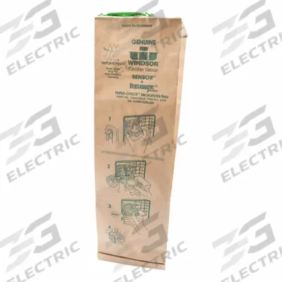 KARCHER Vacuum Bag: Karcher, 1.012-611.0/1.012-615.0, Dry, Paper, 3-Ply, Std - Upright Vacuum Bags