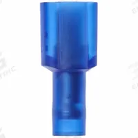 3M Wire Disconnect: Male Tab, Blue, Nylon, Partial Coverage, 16 AWG – 14 AWG Wire Size (MPN MNG14-187DMK). Key specifications — attr1307035: 3M; attr1307036: MNG14-187DMK.