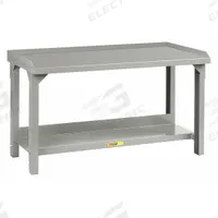 LITTLE GIANT Workbench: Adj Ht, Steel, 60 in x 30 in, 4,500 lb Overall Load Capacity, Gray (MPN WSL2-3060-AH). Key specifications — Brand: LITTLE GIANT.