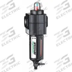 SPEEDAIRE Pneumatic Oil Filter: Coalescing, 1/2 in NPT, 0.01 micron, 20 cfm, 250 psi Max Op Pressure (MPN 4ZL35). Key specifications — attr110055: Intermediate Duty; attr110008: SPEEDAIRE.