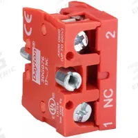 DAYTON Contact Block: 22 mm Panel Mounting Size, 1NC, Momentary, Screw Clamp Terminals (MPN 30G076). Key specifications — Switch Action: Momentary; Terminal Connection Type: Screw Clamp Terminals; Brand: DAYTON.