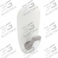 COMMAND Bath Hook: 7 1/2 lb Wt Capacity, 1 Points per Hook, White, 5 11/32 in Overall Ht, (2) Strips (MPN 17600B-ES). Key specifications — Brand: COMMAND; Color: White.