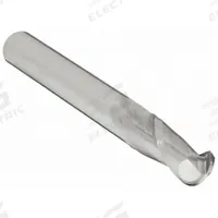 OSG Ball End Mill: Carbide, 2 Flute, 1/4" Mill Dia, 3/4" LOC, 2-1/2" OAL (MPN 402-2500-BN)