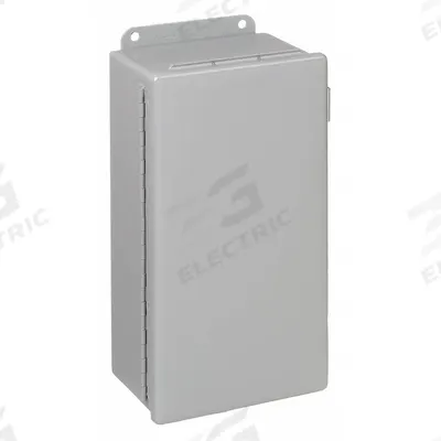 HOFFMAN Enclosure: Steel, 16 in x 14 in x 10 in, NEMA 12/13, Solid Cover - Steel Dust-Tight Enclosures