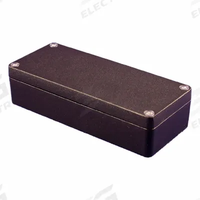 HAMMOND Enclosure: Die-Cast Aluminum, 5 in x 2 in x 1 in, NEMA 1/12/13/4/4X, Solid Cover - Aluminum Enclosures