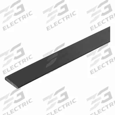 LORIENT Fire Seal: Flat, Self-Adhesive Mounting, Std, Flex PVC/Graphite - Fire & Smoke Perimeter Door Seals & Gaskets