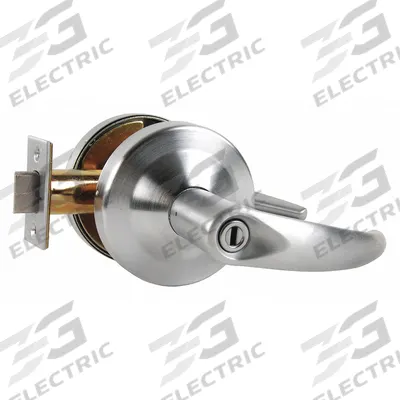 SCHLAGE Door Lockset: Privacy Lever Locksets, Chrome