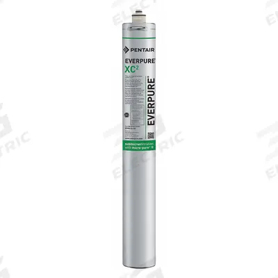 PENTAIR/EVERPURE Quick-Connect Water Filter: 0.5 micron, 1.7 gpm, 12,000 gal - Quick-Connect Drinking Fountain & Beverage Machine Water Filters