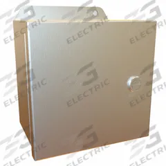 HAMMOND Electrical Enclosure: Stainless Steel, 6 in x 6 in x 4 in, NEMA 12/13/3R/4/4X, w/Panel, IP66 (MPN EJ664SS). Key specifications — Brand: HAMMOND; Closure Method: Latches; Enclosure Material: Stainless Steel; Knockouts: Not Included; Includes Inner Panel: with Inner Panel Included.