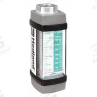 HEDLAND Mechanical Flowmeter: Water-Based Fluid Meter, Scale, Variable Area, Inline, Universal, NPTF (MPN H713A-020). Key specifications — Display Type: Scale; O-Ring Material: Viton; Includes Flow Rate Adjustment Knob: No; Includes Pressure Guage: No; Mounting Orientation: Universal; Unit Of Measure: Liters; Brand: HEDLAND; Accuracy: +/-2%.