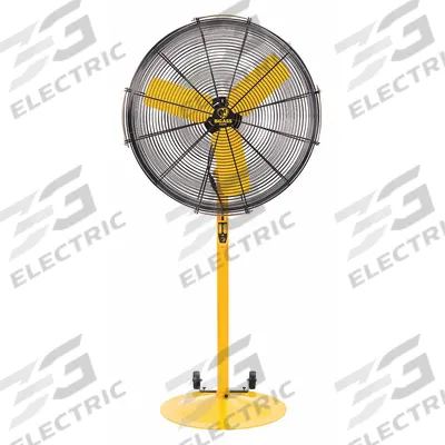 BIG ASS FANS Freestanding Fan: 30 in Blade Dia, Variable Speeds, 1/3 hp Motor HP - Standard Industrial Pedestal Fans