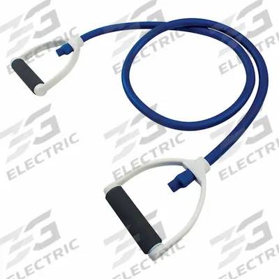 CHAMPION SPORTS Exercise Resistance Band: Blue, 90 lb Resist Wt Equivalent - Resistance Tubing