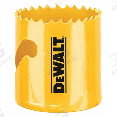DEWALT Hole Saw: 2 in Saw Dia., 4/5 Teeth per Inch, 1 3/4 in Max. Cutting Dp - Multi-Material-Cutting Hole Saws without Arbor