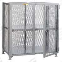 LITTLE GIANT Bulk Storage Locker: 61 in x 33 in x 52 in, 1 Adj Shelf, Legs, Gray, Gray, Shelves (MPN SC-A-3060-NC). Key specifications — Brand: LITTLE GIANT; Body Panel Type: Ventilated; Base Type: Legs; Cabinet Color: Gray; Frame Assembled: Assembled.