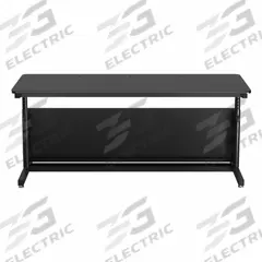 VERSADESK Standing Desk: Black, Wood, 72 in Overall Wd, 30 in Overall Dp, 36 in Max Desktop Ht (MPN CTL7230-BB). Key specifications — Frame Color: Black; Frame Material: Steel; Brand: VERSADESK; Desktop Color: Black; Desktop Material: Wood.