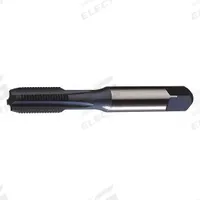CLEVELAND Spiral Point Tap: 3/8"-16 UNC, H3 / 2B, 3 Flute, Plug Chamfer, Black Oxide Cobalt (MPN C27704)