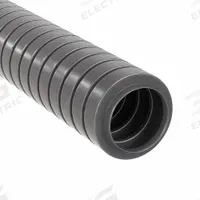 Flexible Metal Conduit - Reduced Wall: 1 in Trade Size, 50 ft Overall Lg, Aluminum (MPN 5604-24-00). Key specifications — Bend Radius: 5 in; Color: Gray; Conduit Type: Reduced Wall; Finish: Galvanized; Flexibility: Flexible; Inside Diameter: 1 in; Material: Aluminum; Outside Diameter: 1.38 in.