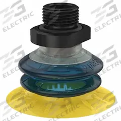 PIAB Vacuum Pad Assembly: G1/8 in, 65 mm Pad Dia, Polyurethane, Blue/Yellow, 30A/60A, MX (MPN S.MX65P3060.G18M.00). Key specifications — attr1019194: S.MX65P3060.G18M.00; attr1019196: PIAB.