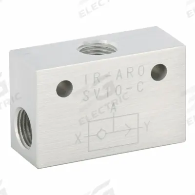 ARO Shuttle Valve: 1/8 in NPT, 10 psi to 200 psi - Pneumatic Shuttle Valves
