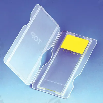 GLOBE SCIENTIFIC Lab Slide Mailer: Slides Holds Container, 1 Slides, Polypropylene - Lab Slide Mailers
