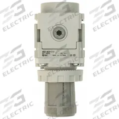 SMC Regulator: Die-Cast Zinc, 1/4 in NPT, 7.251887 psi to 123.2821 psi, 1 MPa Max Op Pressure, Knob (MPN AR20-N02H-Z-D). Key specifications — attr111664: No; attr111400: AR-D; attr111627: SMC.