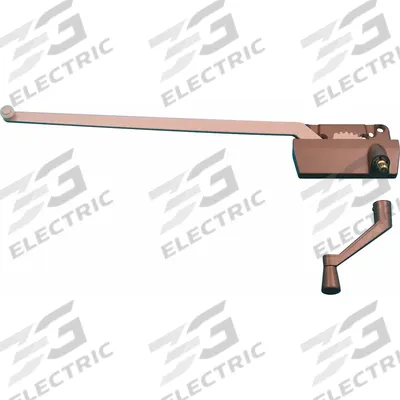 PRIME-LINE Window Operator: Crank, Handle Included, Left-Hand, Surface, Brown - Awning & Casement Window Operators & Handles