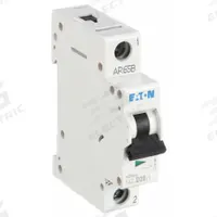 EATON IEC Supplementary Protector: 20 A Amps, 48V DC, 15kA at 240/415V AC, Lug, FAZ, 277/480V AC, D (MPN FAZ-D20/1-SP). Key specifications — Brand: EATON; Terminal Connection: Lug; DC Voltage Rating: 48V DC; Max. AIR Rating: 15kA at 240/415V AC; Series: FAZ; AC Voltage Rating: 277/480V AC; Curve Type: D.