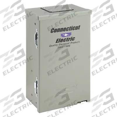 CONNECTICUT-ELECTRIC Outdoor Hard Wired GFCI: 30 A Amps, 120/240V AC, Single Phase, 3R - Power Outlet Panels