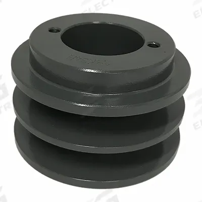 APPROVED VENDOR V-Belt Sheave: 2BK47H, 2 Groove, 4.45 in OD, Bushed Bore - Bushed-Bore Cast-Iron V-Belt Pulleys