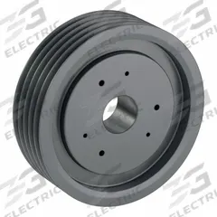 APPROVED VENDOR V-Belt Pulley: 8V2000, 5 Groove, 20 in OD, Bushed Bore, J, For 8V/8VX Belt Section (MPN 58V2000J). Key specifications — Pulley Industry Number: 8V2000; Pitch Diameter: 20 in (8V); For Belt Section (broad, with similar types): 8V or 8VX.