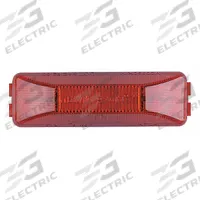 MAXXIMA Clearance Marker Light: Clearance Light, LED, Rectangular, Surface Mount, Red, Hole, Pigtail (MPN AX19RB-KIT). Key specifications — Lens Color: Red; Brand: MAXXIMA; Electrical Connection: Pigtail; Lighting Technology: LED; Mount Type: Hole; SAE Lens Code: P2.