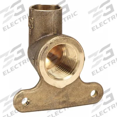 STREAMLINE Sweat Fitting Elbow: 1/2 in CTS x 1/2 in Pipe, Cup x FNPT, No Center Stop - Low-Lead Cast Copper & Bronze Tube Fittings