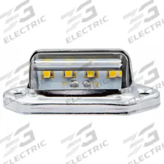 MAXXIMA License Plate Light: LED, License Plate Light, Clear, Rectangular, 1 1/4 in Overall Ht (MPN M25200L). Key specifications — Standards: DOT Compliant; Electrical Connection: Blunt Cut Wires; Brand: MAXXIMA; Installation Type: Permanent; Lens Color: Clear; Mount Type: Screw; Lighting Technology: LED; Light Type: License Plate Light.