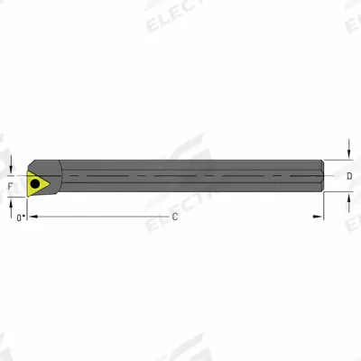 ULTRA-DEX USA Indexable Boring Bar: S16R STFPR3 (MPN 957-000-381) - Indexable Boring Bars