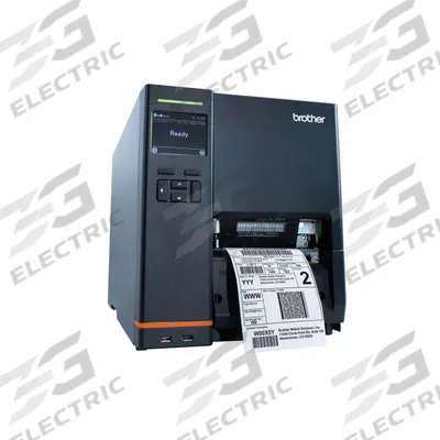 BROTHER Desktop Printer: Direct Thermal/Thermal Transfer, Titan 4520TN, 4.1 in Max. Print Wd - Up to 3,000 Labels per Day