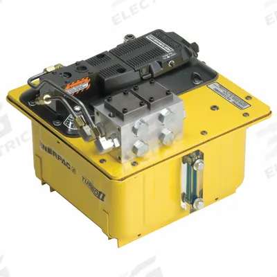 ENERPAC Air Hydraulic Pump: 5,000 psi Max. Op Pressure, 2 gal Reservoir Capacity - Air-Operated Hydraulic Workholding Pump Units