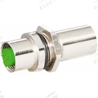MURRELEKTRONIK Circular Connector: M12 4-Pole Female x M12 4-Pole Female, D Coded, Brass, IP67 (MPN 7000-44611-0000000). Key specifications — Connector Body Type: Socket; Coding: D; Brand: MURRELEKTRONIK; Voltage Rating: 60V AC/60V DC; Thread Size: M12; Mounting Style: Screw; IP Rating: IP67; Housing Material: Brass.