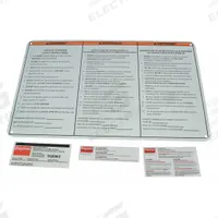 DAYTON Identification Label Kit: 5UEW2, MHW2LG. Key specifications — Product Type: Identification Label Kit; Manufacturer Part Number: MHW2LG; Compatible with Grainger Part Number: 5UEW2; Brand: DAYTON.