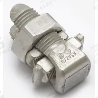 BURNDY Split-Bolt Connector: For Wire Size 2/0 AWG – 2 AWG, Aluminum Body Material, Yes (MPN KSA2/0). Key specifications — Brand: BURNDY; Direct Burial Rated: Yes.