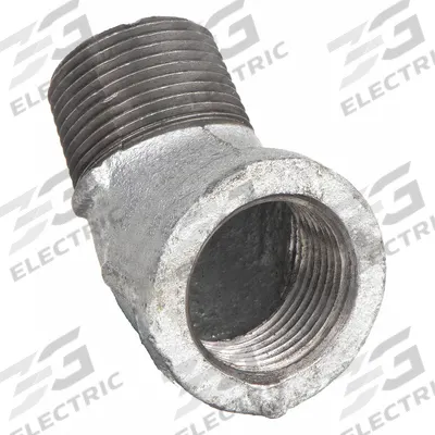 ANVIL Metal Pipe Elbow: 45° Elbow, 300 psi @ 150° F, 1 1/4 in x 1 1/4 in - Medium-Pressure Threaded Pipe Fittings