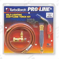 TURBOTORCH Torch Kit: Swirl Flame, CGA-520, Trigger-Start, Extreme Series, Torch Kit, 12 ft Hose Lg (MPN 0386-0833). Key specifications — Kit Series: Extreme; Compatible Fuel Cylinder Size: B; Included Acetylene Regulator CGA Number: CGA-520; Included Tip Manufacturer Part Number: PL-5A; Connection Type: Quick Connect; Manufacturer Part Number: 0386-0833; Brand: TURBOTORCH; Item: Torch Kit.