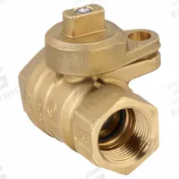 JOMAR VALVE Manual Two-Way Ball Valve: 1 in, Brass, Straight, FNPT x FNPT, Full Port Ball Port (MPN 240-005B). Key specifications — Brand: JOMAR VALVE; Handle: Locking Tee.
