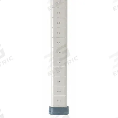 METRO Shelving Post: 73 3/16 in x 1 3/4 in, Taupe - Posts for Harsh Environment Antimicrobial Plastic Shelving
