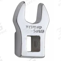 WESTWARD Crowfoot Socket Wrench: Alloy Steel, Chrome, 3/8 in Drive Size, 12 mm Head Size, Rounded (MPN 54PR48). Key specifications — attr309661: Alloy Steel; attr309662: Chrome; attr324934: WESTWARD.