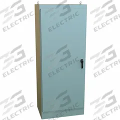 HAMMOND Electrical Enclosure: Steel, 90 in x 36 in x 24 in, NEMA 12, Solid Cover, Hinged (MPN 1418YY24). Key specifications — Brand: HAMMOND; Closure Method: Handle; Knockouts: Not Included.