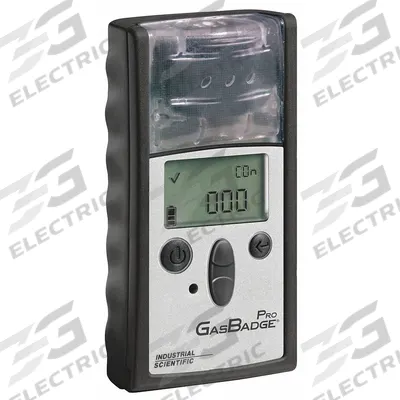 INDUSTRIAL SCIENTIFIC Single-Gas Detector: IP64, INDUSTRIAL SCIENTIFIC GasBadge Pro, Lithium - Single Gas Detectors