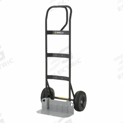 GORILLA hand truck: 800 lb, Single-Loop Handle, Black, Steel, Pneumatic - General Purpose Hand Trucks