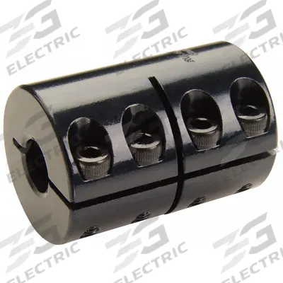 RULAND MANUFACTURING Rigid Shaft Coupling: 1 1/2 in Bore Dia 1, 1 in Bore Dia 2, Round - One-Piece Rigid Shaft Couplings